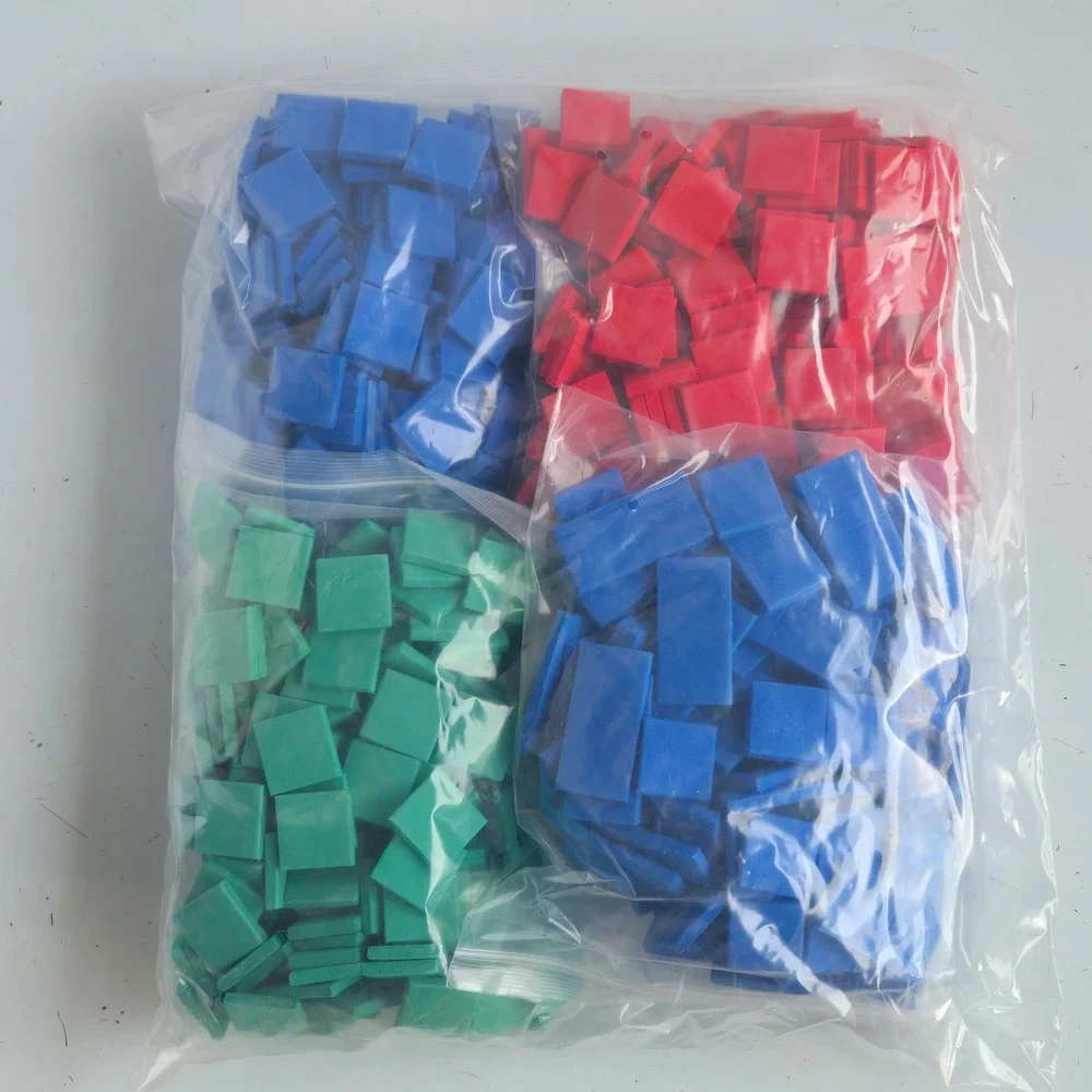 800 Piece Color Tiles Foam Math Manipulatives  Red Blue Green Yellow homeschool